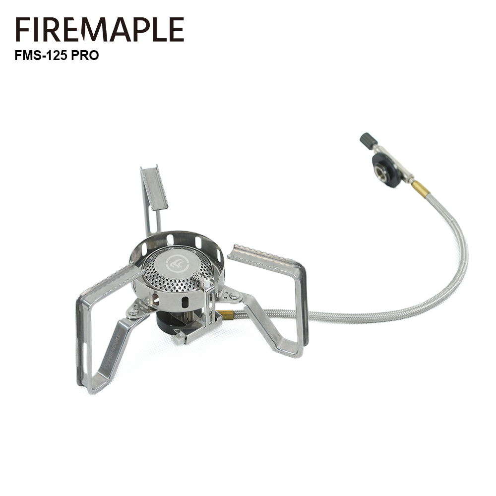 Cooking On Camping Stove - Wiatroszczelny piec ognioodporny z palnik gazowy