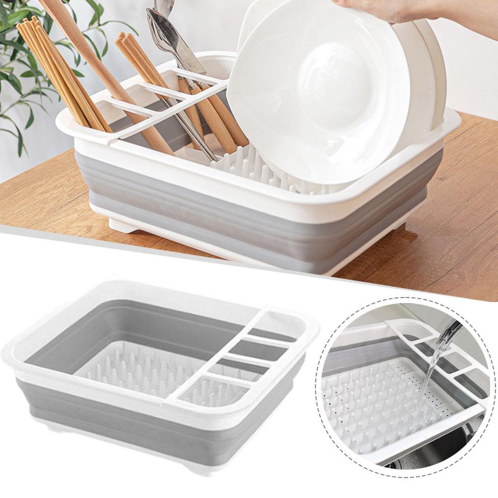 Camping Cooking Dishes - Składana suszarka do naczyń, organizer na