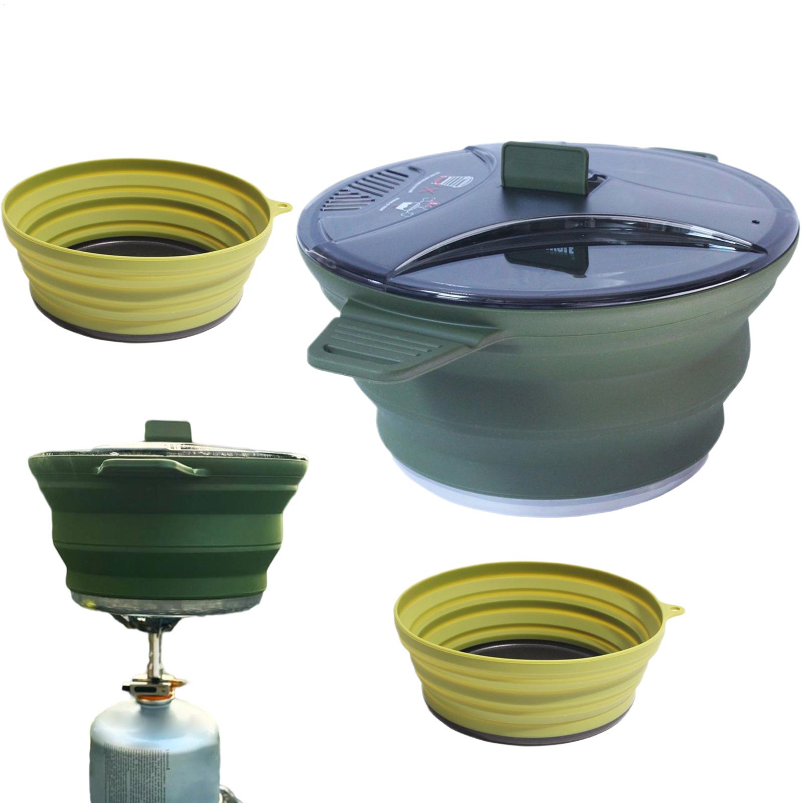 Camping Cooking Dishes - Zestaw do gotowania na kempingu, składany