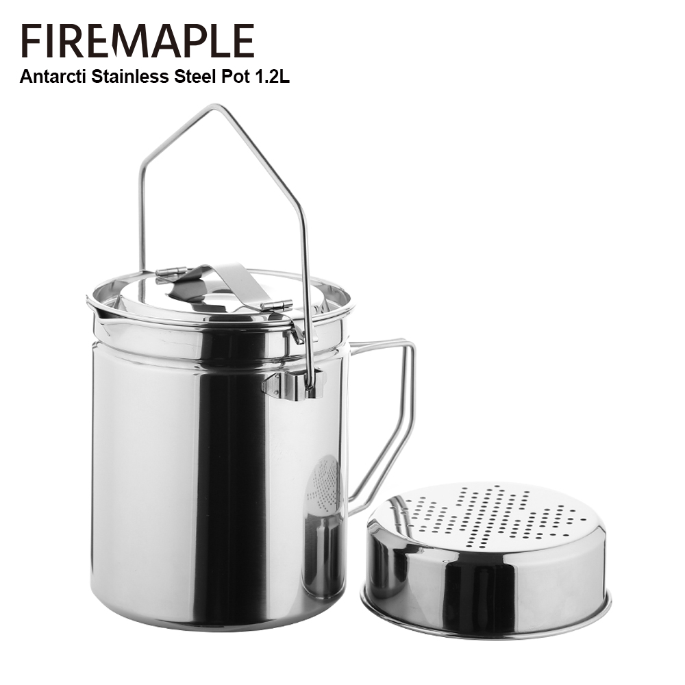 Camping Cooking Ware - Ognisty garnek do gotowania na parze