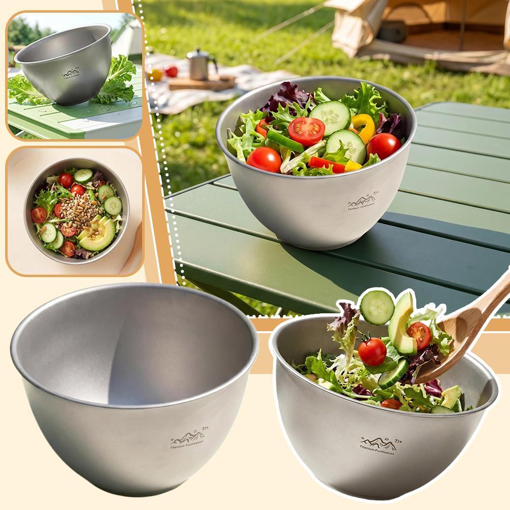 Camping Cooking Dishes - Miska ze stali nierdzewnej do gotowania,