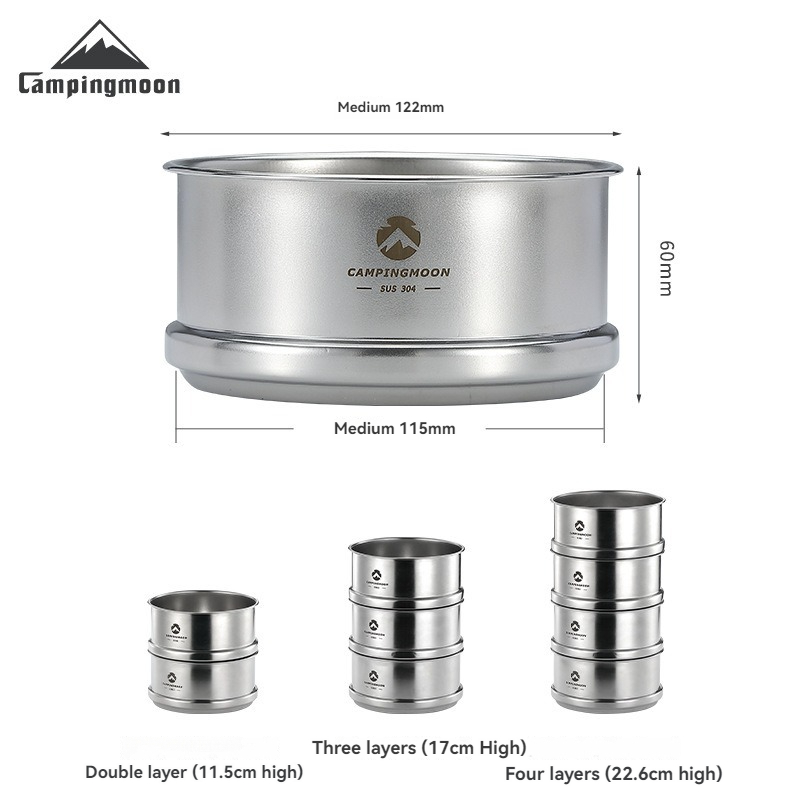 Camping Cooking Dishes - CAMPINGMOON Portatle Outdoor Camping i piknik