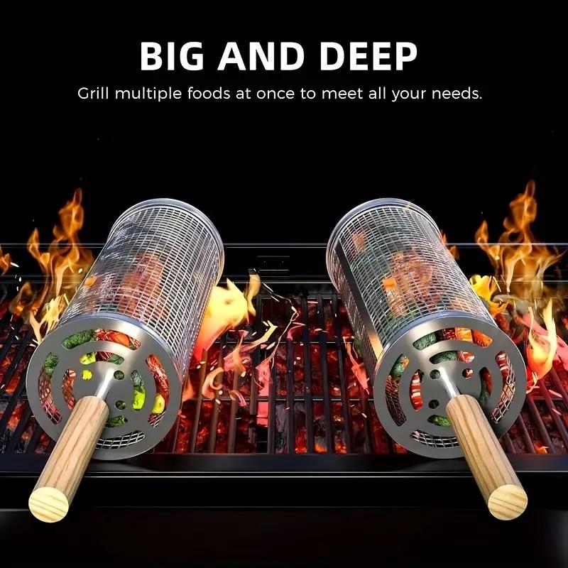 Zestaw okrągłych koszy do gril – Camping Cooking Rack recenzja i cena