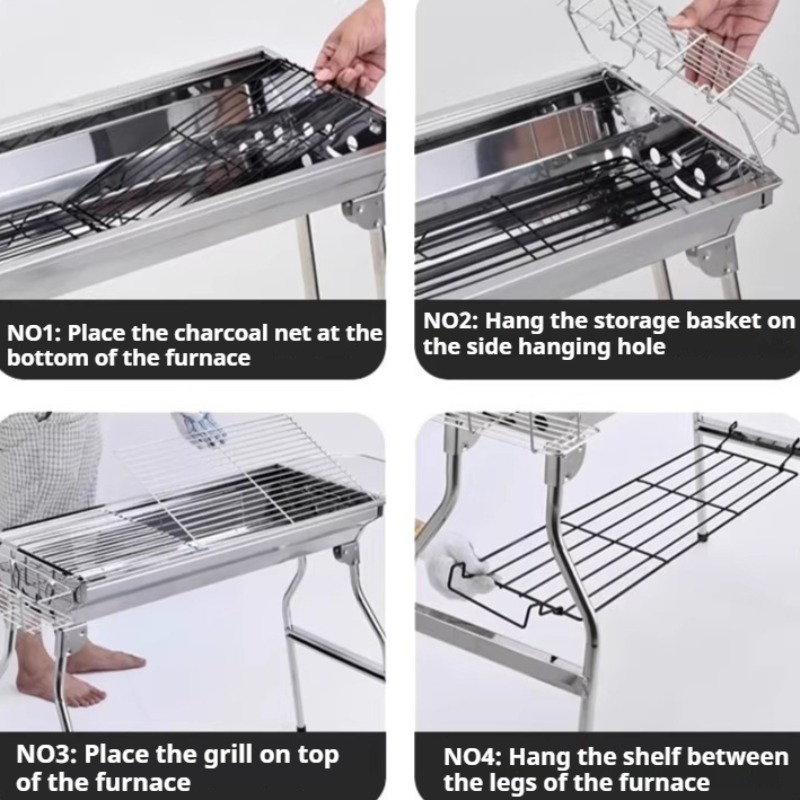 Grill ze stali nierdzewnej, pr – Camping Cooking Requirements recenzja i cena