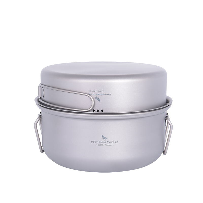 Boundless Voyage Tytanowy Zest – Camping Cooking Pots And Pans recenzja i cena