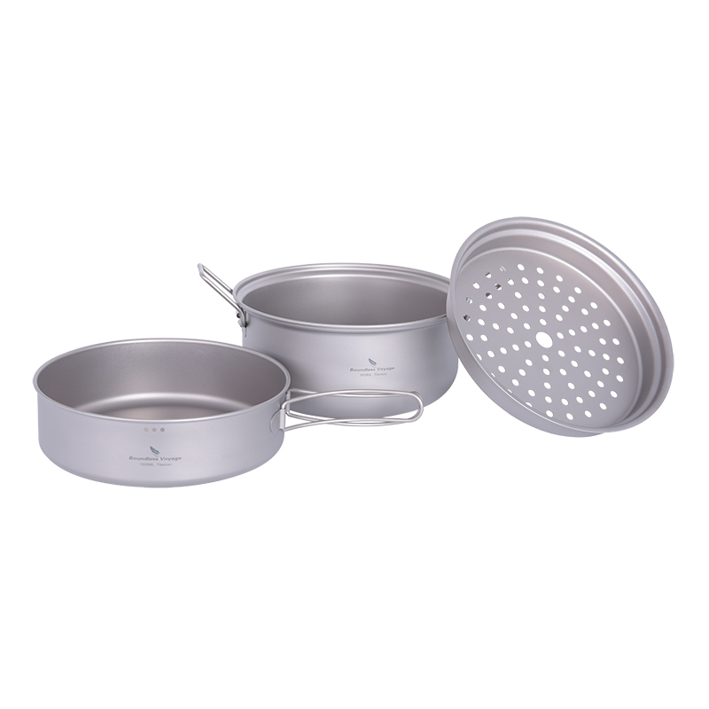 Boundless Voyage Tytanowy Zest – Camping Cooking Pots And Pans recenzja i cena