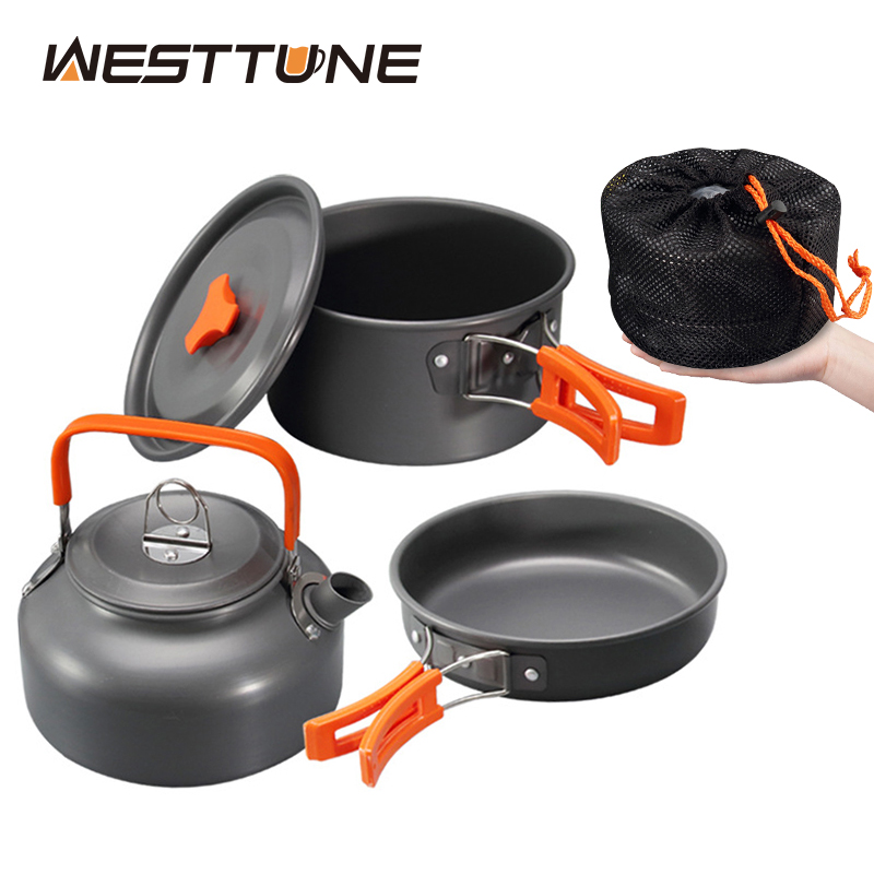WESTTUNE Zestaw naczyń kemping – Camping Cooking Pots And Pans recenzja i cena