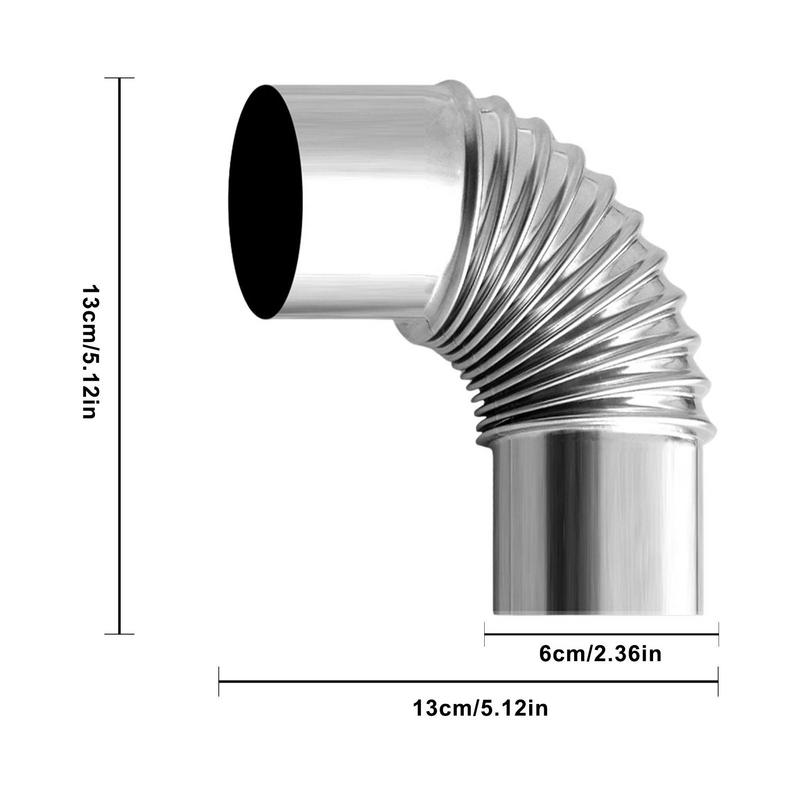 60/75mm Kolanko ze stali nierd – Camping Cooking Wood Stove recenzja i cena