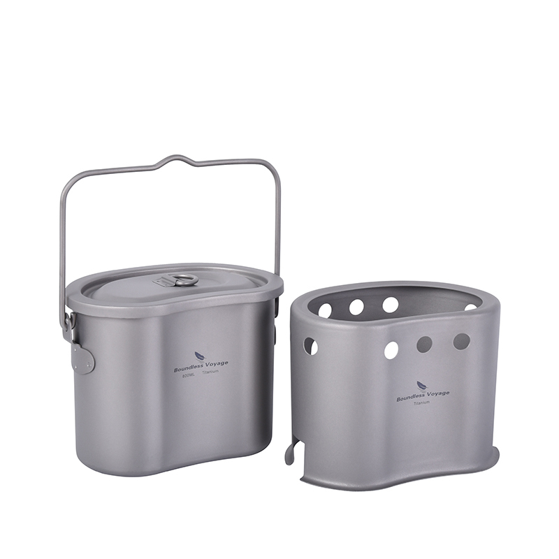 Zestaw naczyń kuchennych Bound – Camping Cooking Wood Stove recenzja i cena