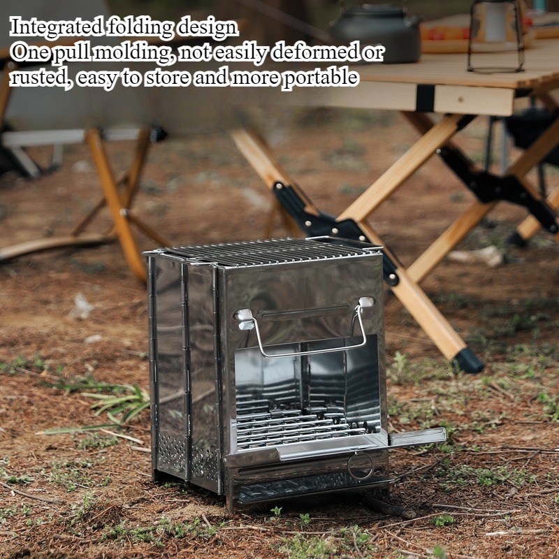 Przenośny, ultralekki, składan – Camping Cooking Wood Stove recenzja i cena