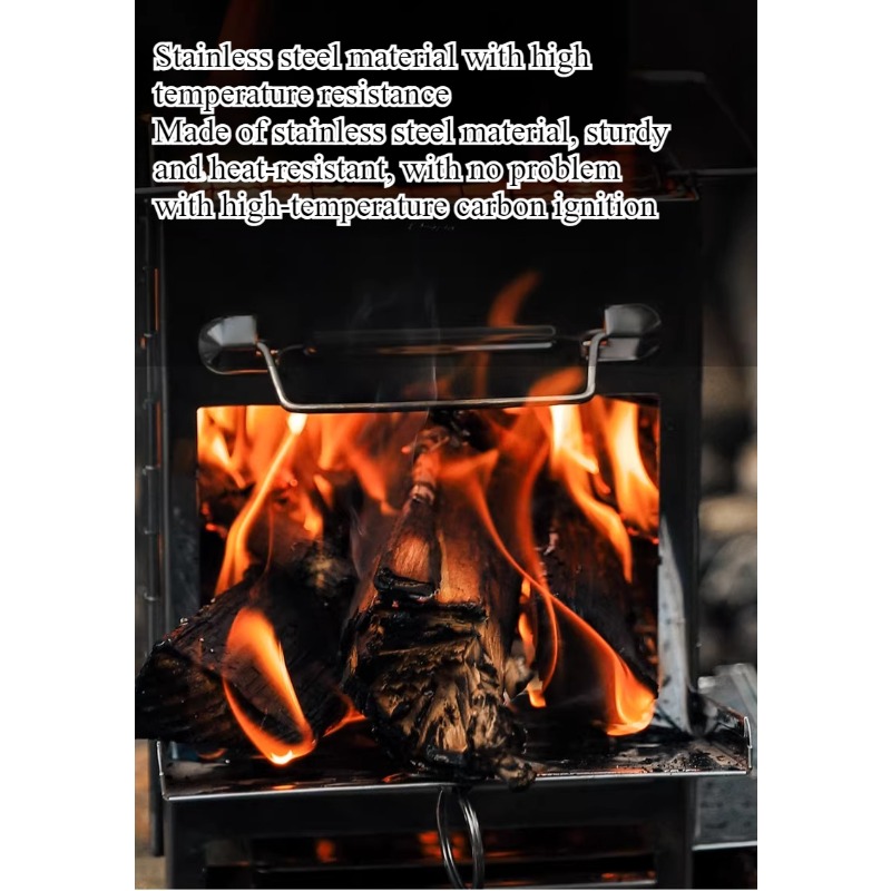Przenośny, ultralekki, składan – Camping Cooking Wood Stove recenzja i cena