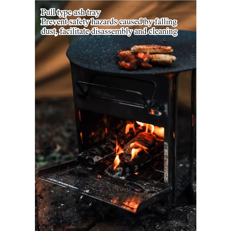 Przenośny, ultralekki, składan – Camping Cooking Wood Stove recenzja i cena