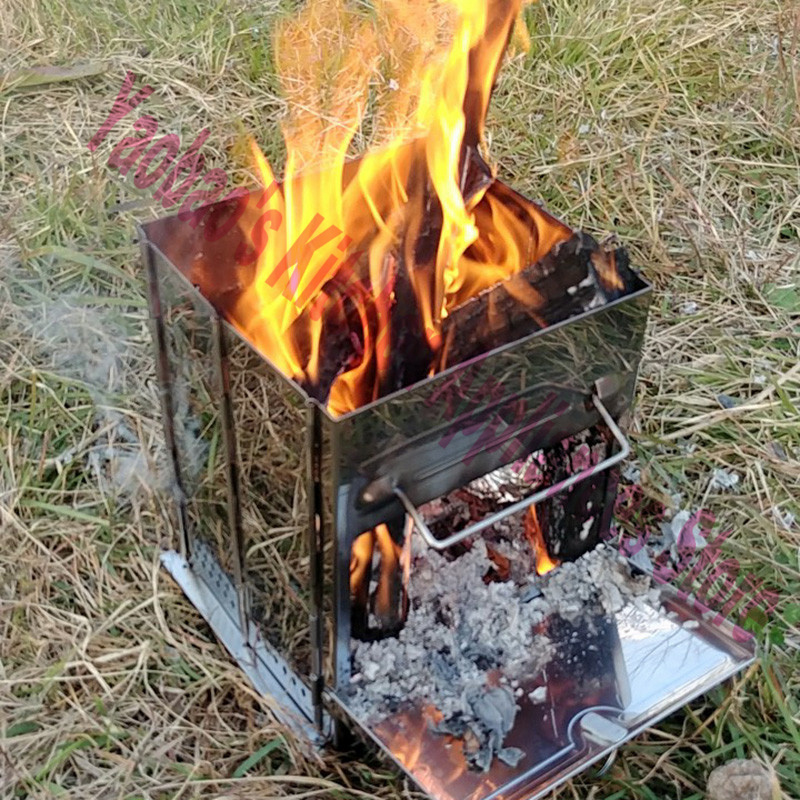 Przenośny piec na drewno do uż – Cooking Outdoor Camping recenzja i cena