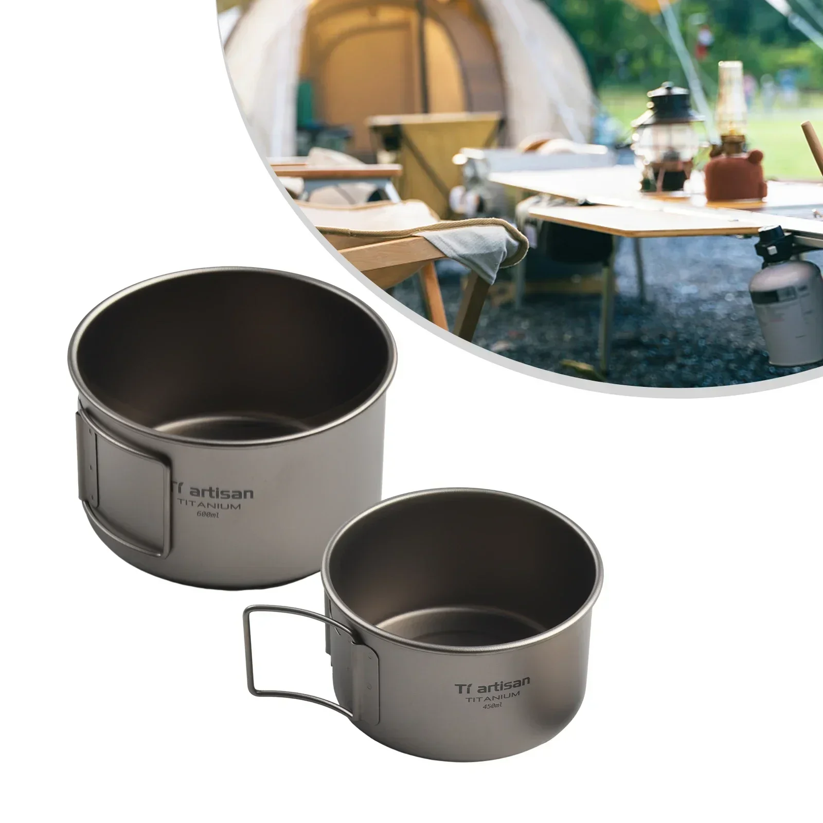 Tytanowa miska ze składanym uc – Camping Cooking Ware recenzja i cena