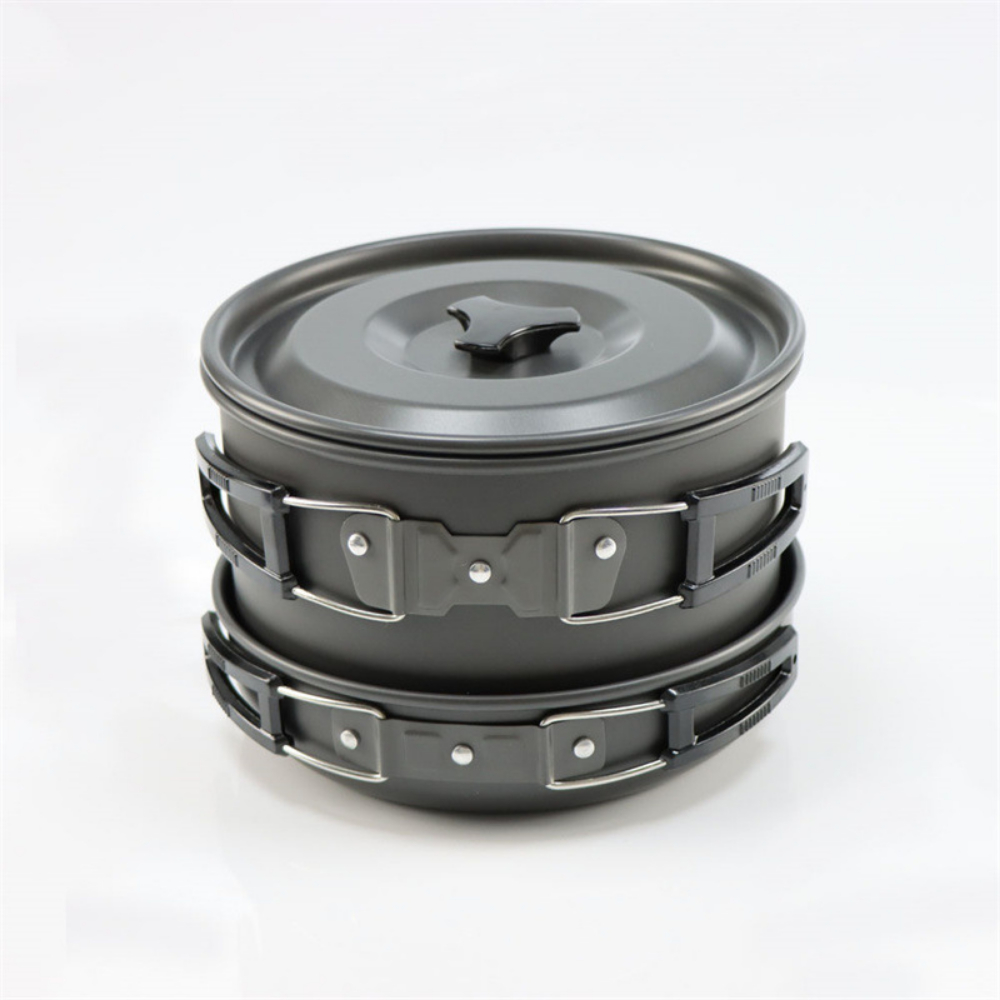 Duży zestaw do gotowania na ze – Nesting Camping Cooking Set recenzja i cena