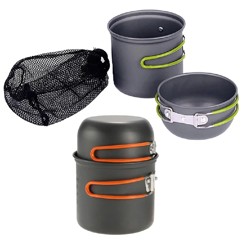 Naczynia kempingowe, lekkie sp – Camping Cooking Materials recenzja i cena