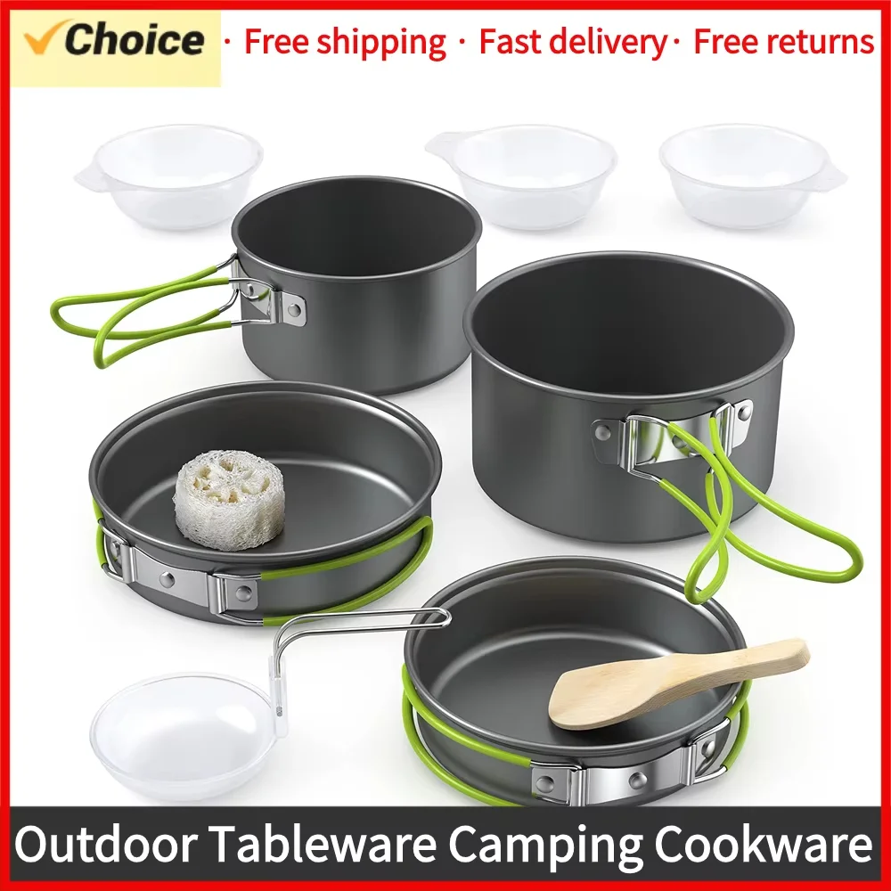 Zestaw naczyń kempingowych do  – Camping Cooking Materials recenzja i cena