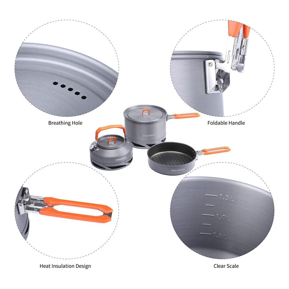 Fire Maple garnków Camping pie – Camping Cooking Dishes recenzja i cena