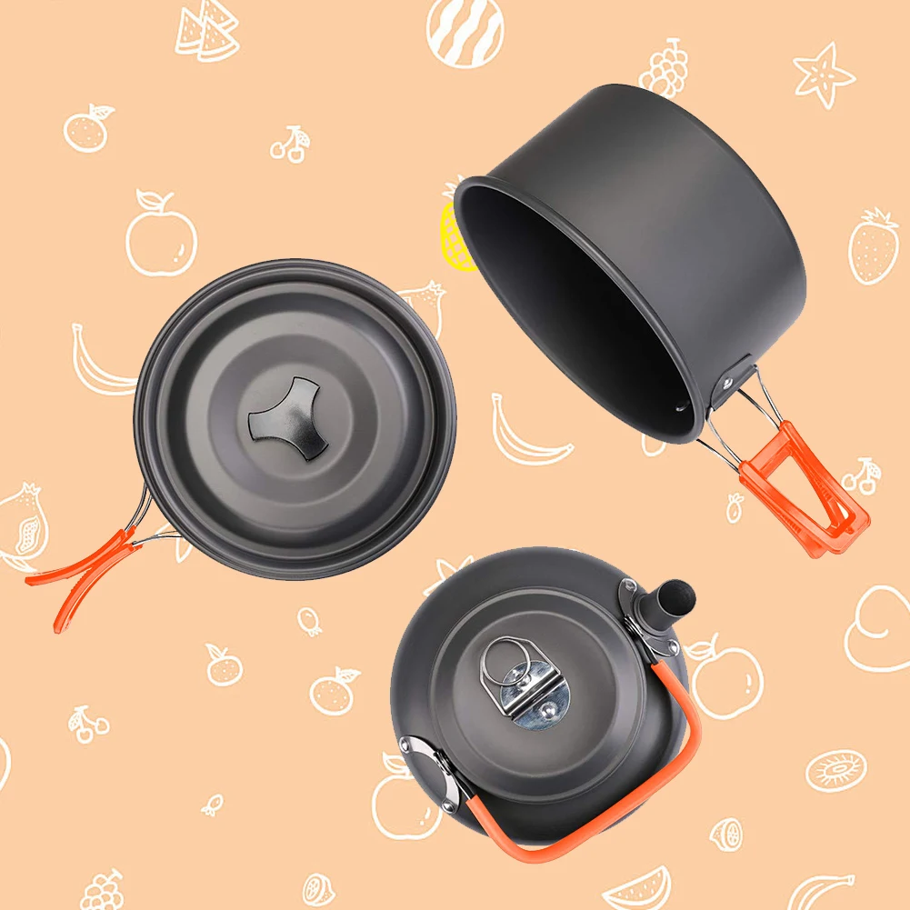 Zestaw naczyń kempingowych Cza – Camping Cooking Pots And Pans recenzja i cena