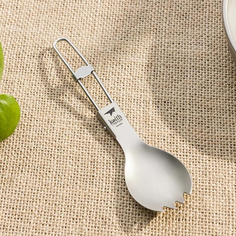 Keith tytanowa Spork składany  – Camping Cooking Ware recenzja i cena