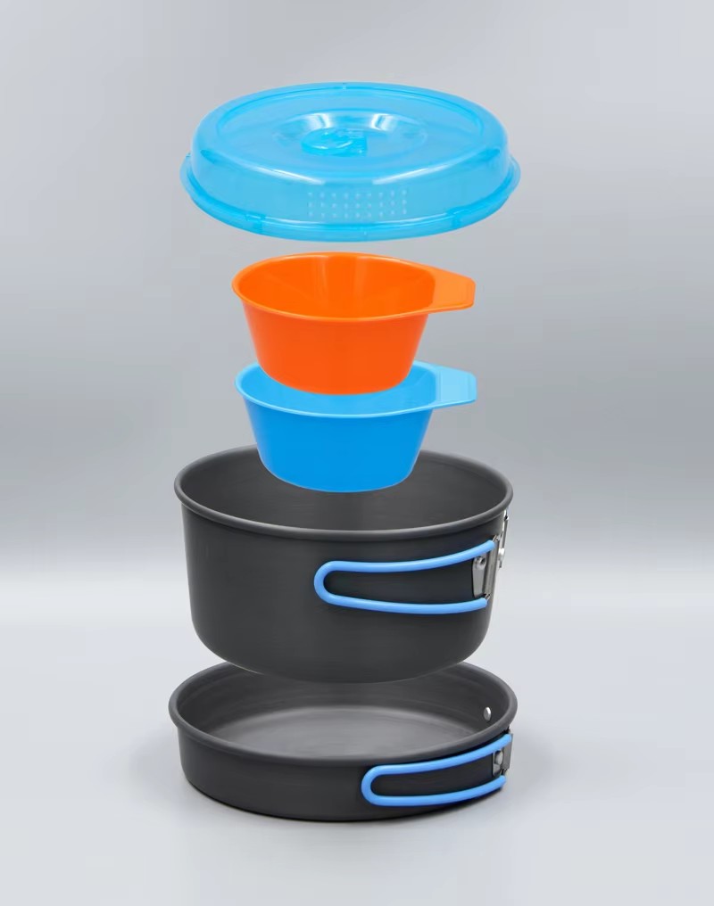 Naczynia kempingowe Zestaw gar – Camping Cooking Pots And Pans recenzja i cena