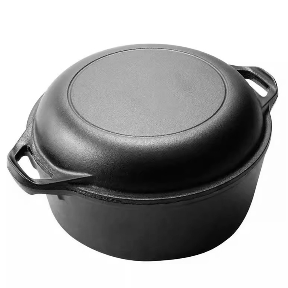 2 w 1 Żeliwny piekarnik holend – Skillet Cast Iron Camp recenzja i cena