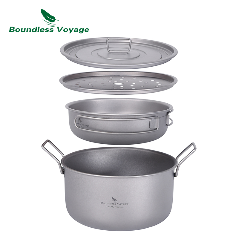 Boundless Voyage Camping garne – Camping Cooking Pots And Pans recenzja i cena