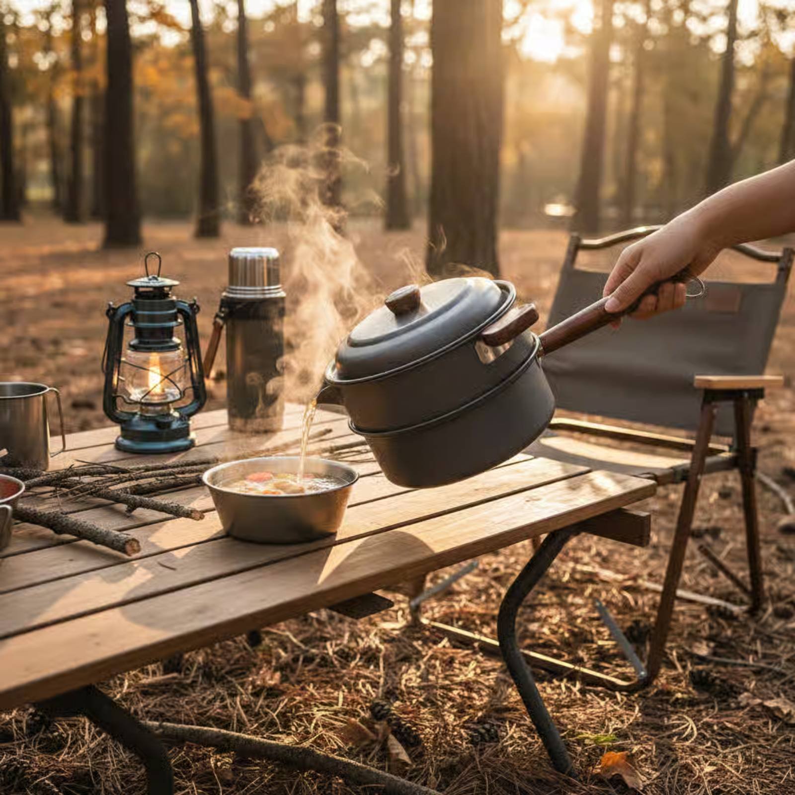 3 L 3L Lekki garnek do gotowan – Nesting Camping Cooking Set recenzja i cena
